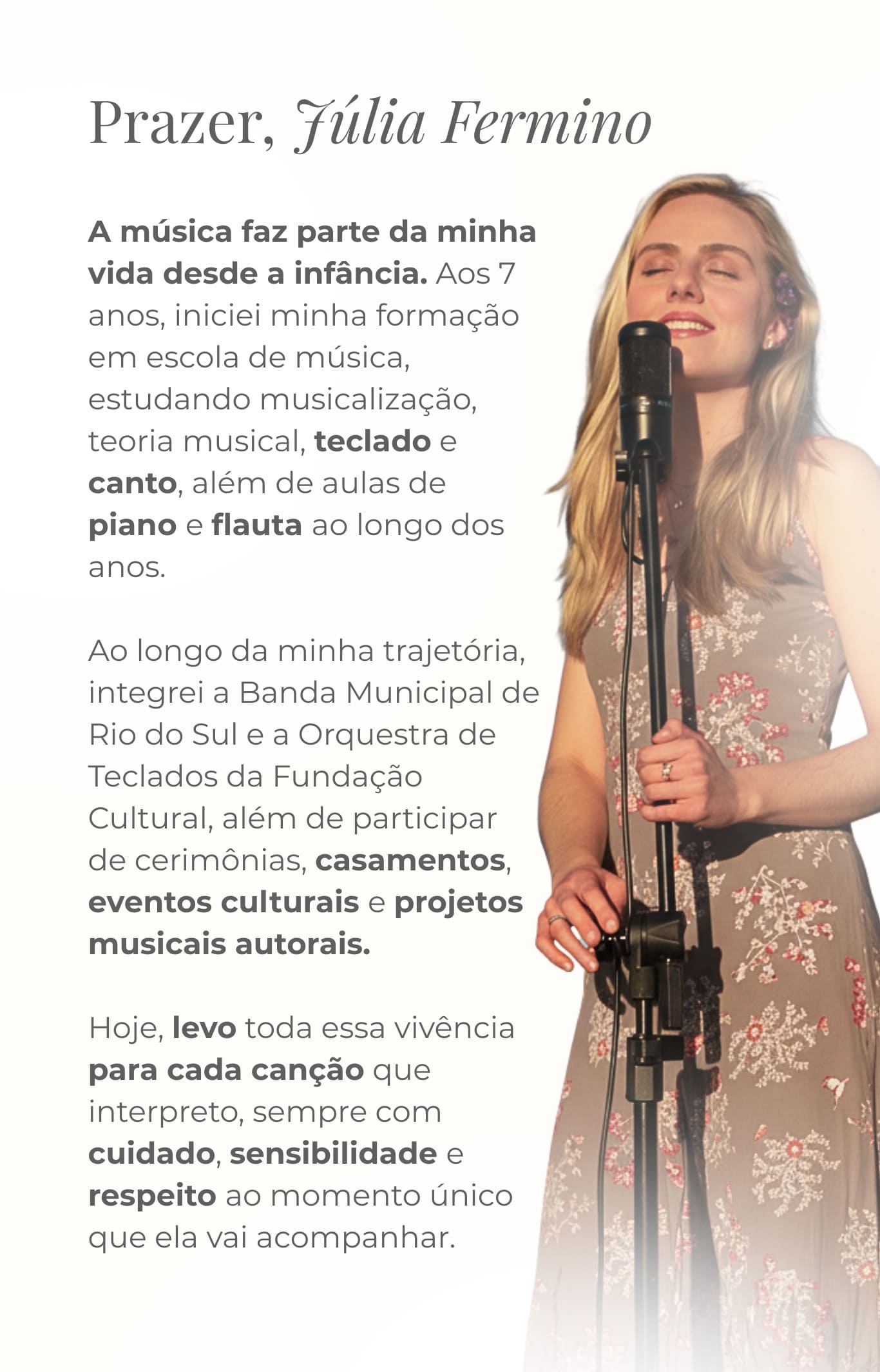Prazer, Júlia Fermino